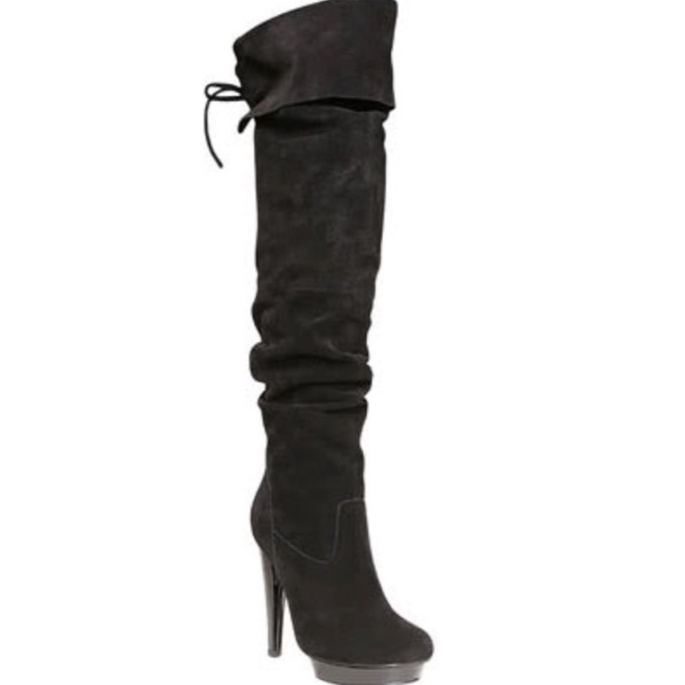 STEVE MADDEN xenon over the knee suede boots